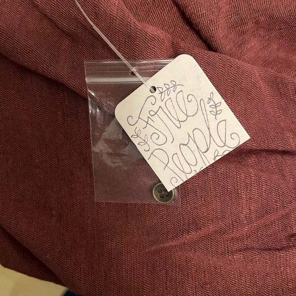 Free People Raspberry Boho Blouse - Picture 8 of 13